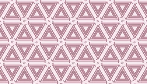 Vector Seamless pattern in geometric style. Triangles, lines. Modern elegant  库存插图