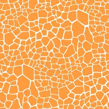 Vector seamless pattern giraffe skin, imitation animal skin Stock Illustration