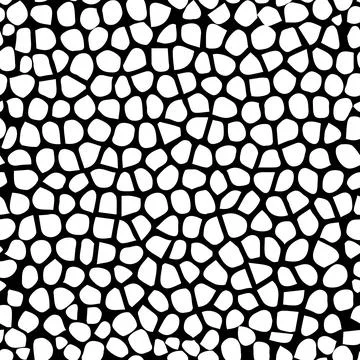 Vector seamless pattern with giraffe skin texture. Repeating giraffe backgr.. Stock Illustration