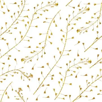 Vector seamless pattern with gold glitter Stock Illustration