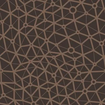 Vector seamless pattern in a grid of polygons with lines Stock Illustration