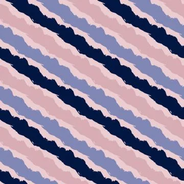 Vector seamless pattern. Grunge hand-drawn retro texture with stripes. Stock Illustration