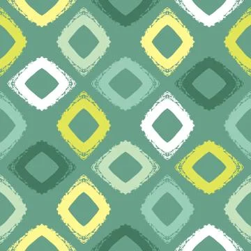 Vector seamless pattern. Grunge hand-drawn retro texture. Stock Illustration