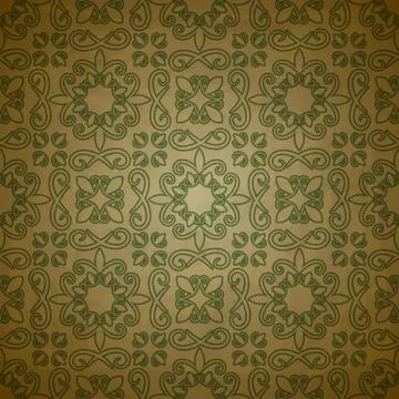 Vector seamless pattern on grungy background with crumpled paper texture Illustrazione stock
