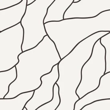 Vector seamless pattern of hand-drawn lines Stockillustratie