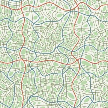 Vector seamless pattern of hand-drawn lines Illustrazione stock