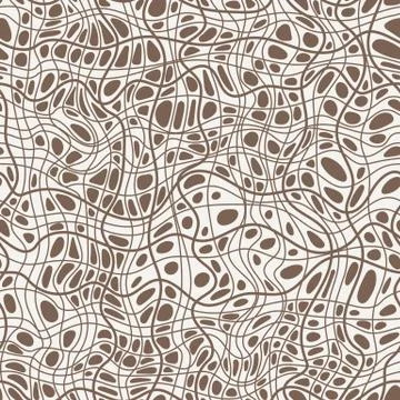 Vector seamless pattern of hand-drawn lines Stockillustratie