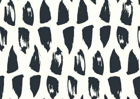 Vector seamless pattern with hand drawn gold glitter textured brush strokes Stock Illustration