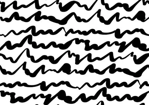 Vector seamless pattern with hand drawn gold glitter textured brush strokes.. Stock Illustration