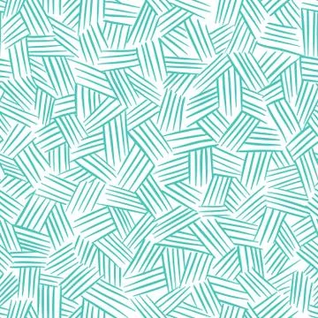 Vector seamless pattern with hand drawn lines. Traditional hatching. Stock Illustration