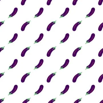 Vector seamless pattern with hand drawn vegetables. Farm market products.  Stock Illustration