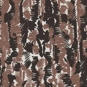Vector seamless pattern with hand drawn brush strokes and stripes 스톡 일러스트