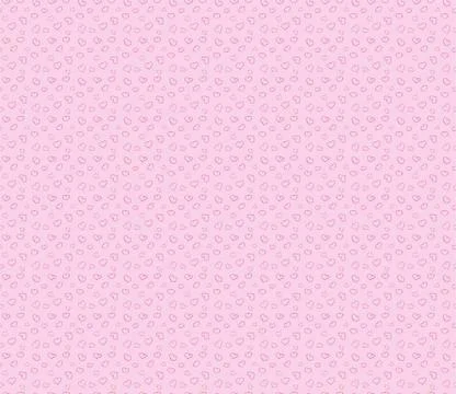 Vector seamless pattern of hand-drawn red hearts Stock Illustration