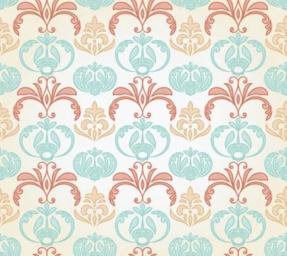 Vector seamless pattern Stock Illustration