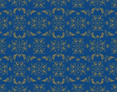 Vector seamless pattern Stock Illustration