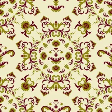 Vector seamless pattern Stock Illustration