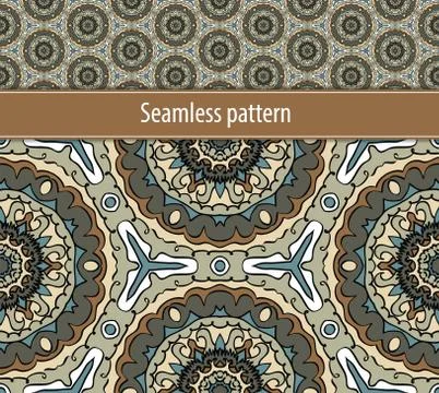 Vector seamless pattern Stock Illustration