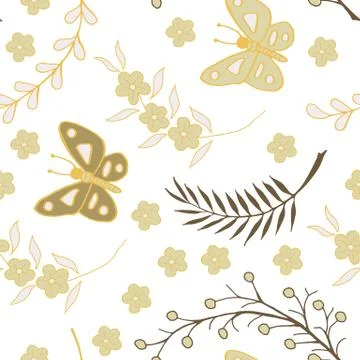 Vector seamless pattern Stock Illustration