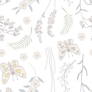 Vector seamless pattern Stock Illustration