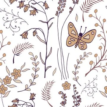 Vector seamless pattern 스톡 일러스트