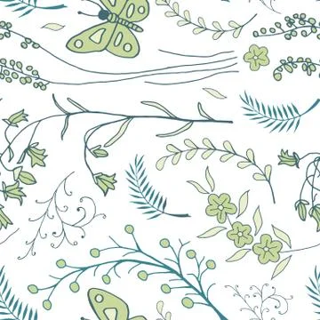 Vector seamless pattern Stock Illustration