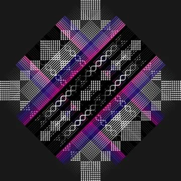 Vector seamless pattern. Illustrazione stock