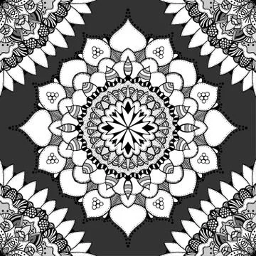 Vector seamless pattern Stock Illustration