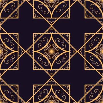 Vector seamless pattern Stock Illustration