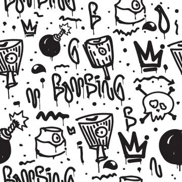 Vector seamless pattern Stock Illustration