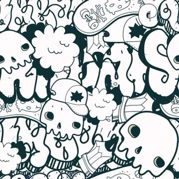 Vector seamless pattern Stock Illustration