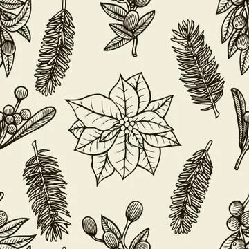Vector seamless pattern Stock Illustration