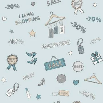 Vector seamless pattern Stock Illustration