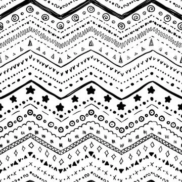 Vector seamless pattern Stock Illustration