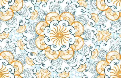 Vector seamless pattern Stock Illustration