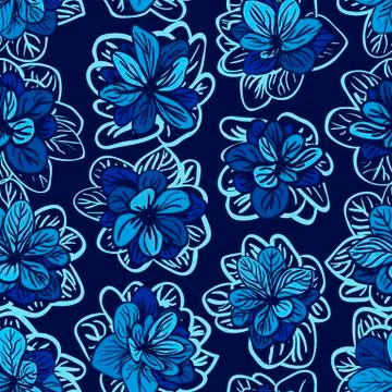 Vector seamless pattern Stock Illustration