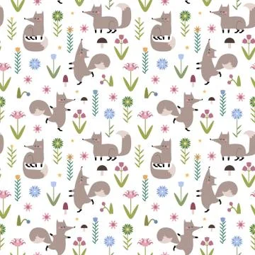 Vector seamless pattern Stock Illustration