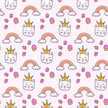 Vector seamless pattern. Stock Illustration