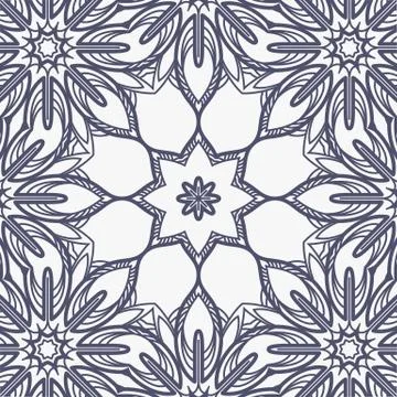 Vector seamless pattern imitating floral lace 스톡 일러스트