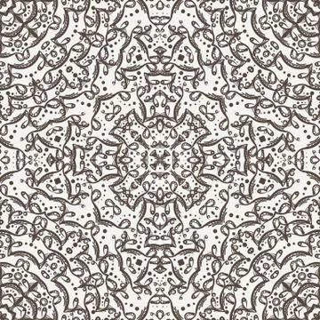 Vector seamless pattern imitating lace Stock Illustration