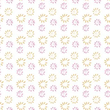 Vector seamless pattern with ink circle textures. Abstract seamless backgroun Stock Illustration