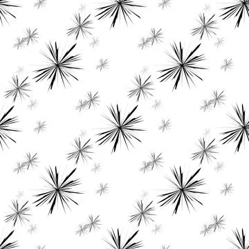 Vector seamless pattern with ink circle textures. Abstract seamless backgro.. Stock Illustration