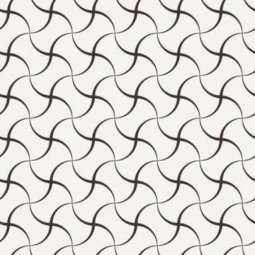 Vector seamless pattern of intersecting lines Stock Illustration