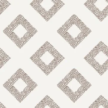 Vector seamless pattern of intertwined ribbons Stock Illustration