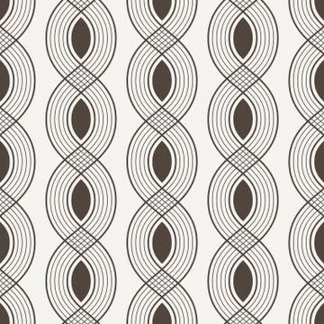 Vector seamless pattern of interwoven lines 스톡 일러스트