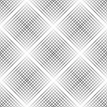 Vector seamless pattern. Irregular abstract grid. Linear hand drawn backgroun Stock Illustration