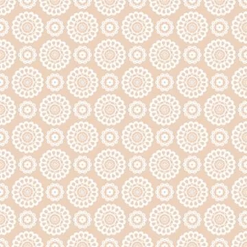 Vector seamless pattern with lace elements. 스톡 일러스트