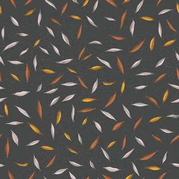 Vector seamless pattern of leaves. Background for textile or book covers, wal Stock Illustration