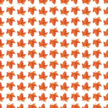 Vector seamless pattern with leaves イラスト素材