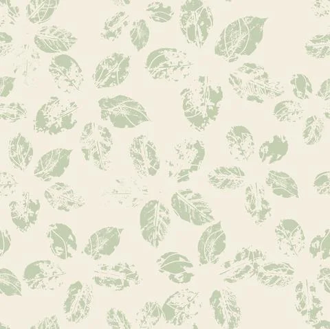 Vector seamless pattern with leaves. Stock Illustration