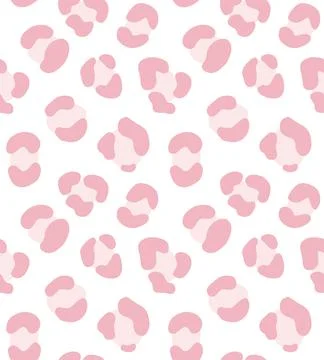 Vector seamless pattern of leopard dot fur print Stock Illustration